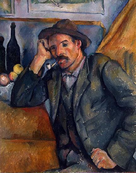 Paul Cezanne Mann mit der Pfeife